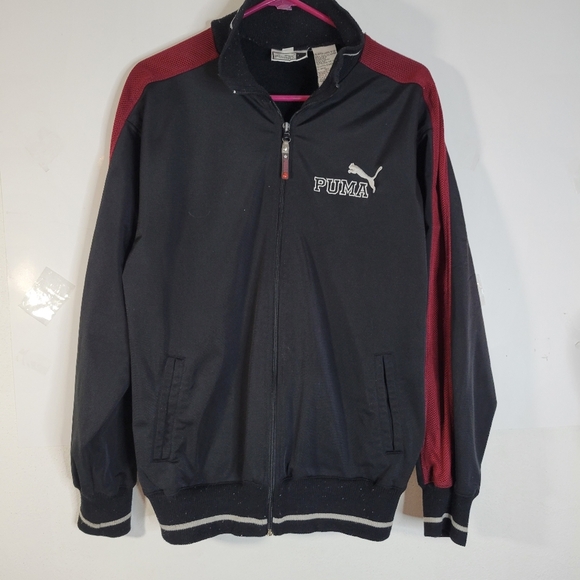 Puma Other - Youth Vintage Style Puma Bomber/Letter Jacket Ribbed cuffs/bottom Size XL-18-20